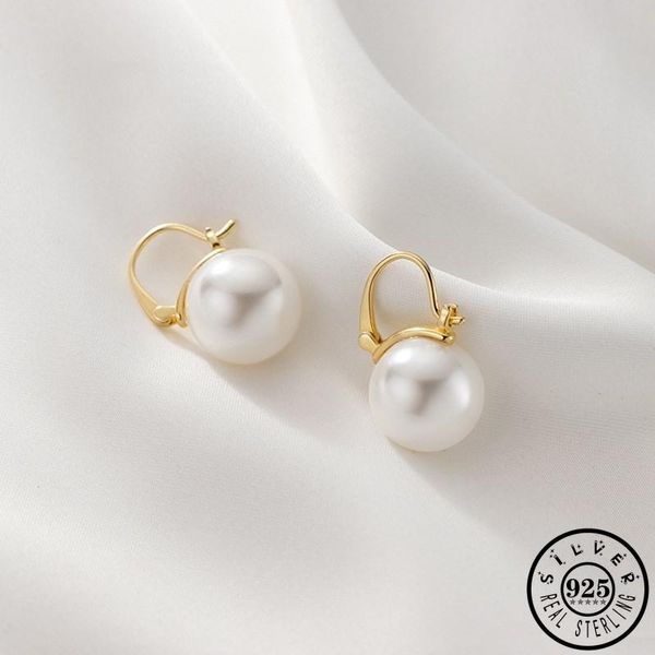 hoop & huggie 925 sterling silver round shell pearl piercing earrings gold color plated ear rings earings jewelry for women, Golden;silver
hoop & huggie 925 sterling silver round shell pearl piercing earrings gold color plated ear rings earings jewelry for women, Golden;silver