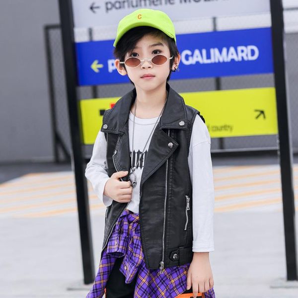 waistcoat children leather vest 2021 autumn girl black cool fall kids sleeveless pu jackets 2-8 year streetwear, Camo
waistcoat children leather vest 2021 autumn girl black cool fall kids sleeveless pu jackets 2-8 year streetwear, Camo