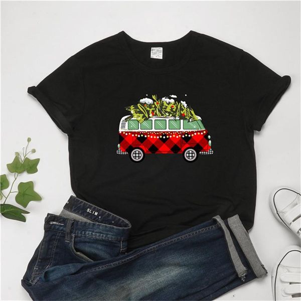 women's t-shirt women cute graphic tshirts o-neck short sleeve pullover female fashion christmas tree bus printed chirstmas t shirt, White
women's t-shirt women cute graphic tshirts o-neck short sleeve pullover female fashion christmas tree bus printed chirstmas t shirt, White