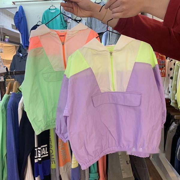 jackets miembro 2021 children's sunscreen breathable girls sport coat dress color matching windbreaker kids clothes splicing jacket, Blue;gray
jackets miembro 2021 children's sunscreen breathable girls sport coat dress color matching windbreaker kids clothes splicing jacket, Blue;gray