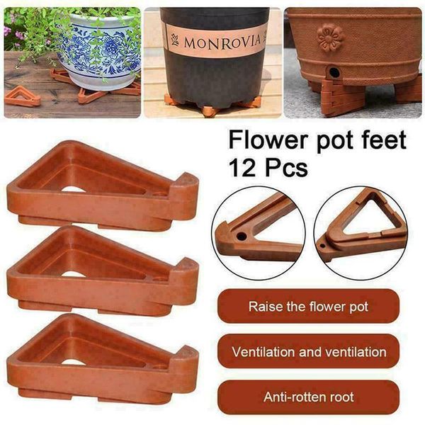 planters & pots 12pcs/set flower pot feet invisible non-slip risers for plant garden decoration supplies
planters & pots 12pcs/set flower pot feet invisible non-slip risers for plant garden decoration supplies