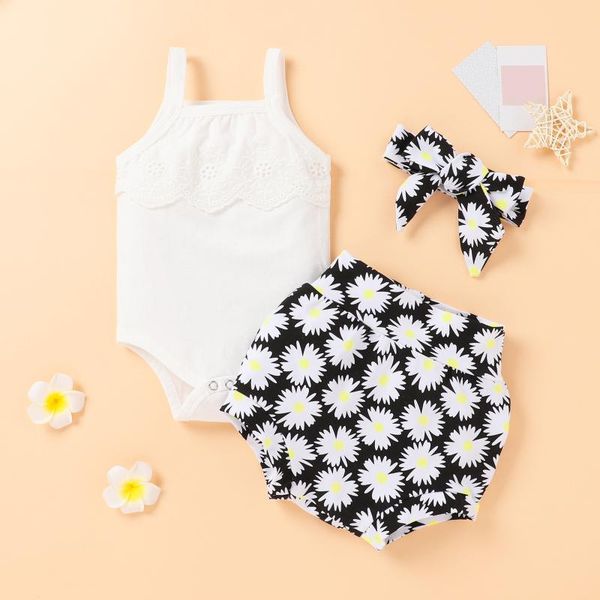 4# floral baby girl outfits sets newborn infant baby solid color vest romper bodysuit+floral shorts set children's clothing, White
4# floral baby girl outfits sets newborn infant baby solid color vest romper bodysuit+floral shorts set children's clothing, White
