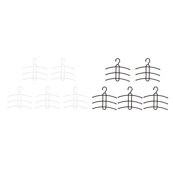 hangers & racks 10 pcs multifunctional three-layer non-slip hanger wardrobe plastic multi-layer storage hanger-white black
hangers & racks 10 pcs multifunctional three-layer non-slip hanger wardrobe plastic multi-layer storage hanger-white black