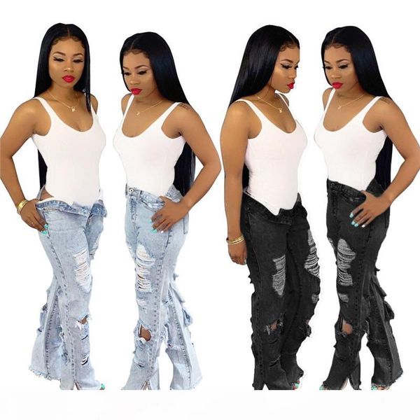 womens button zipper fly jeans spring straight hole jean long pants girls high waist fashion trousers, Blue
womens button zipper fly jeans spring straight hole jean long pants girls high waist fashion trousers, Blue