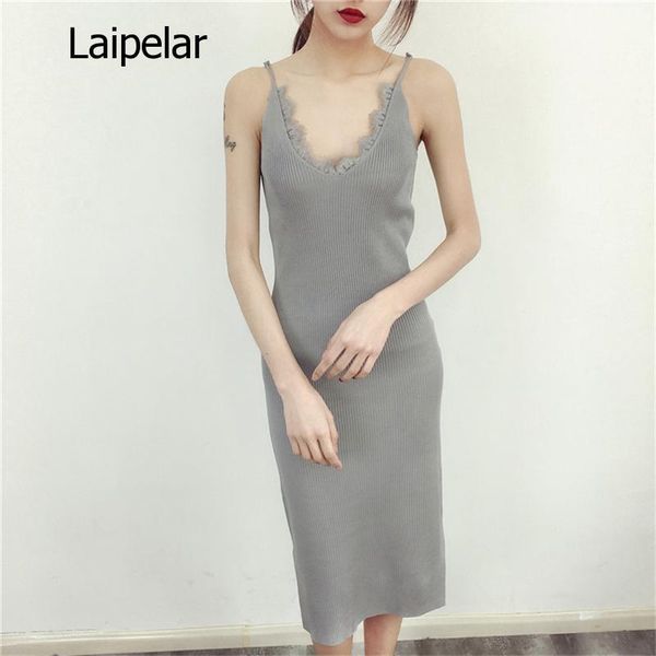 casual dresses women spaghetti strap split v-neck lace patchwork knitted dress ladies sleeveless bodycon tank vestidos, Black;gray
casual dresses women spaghetti strap split v-neck lace patchwork knitted dress ladies sleeveless bodycon tank vestidos, Black;gray
