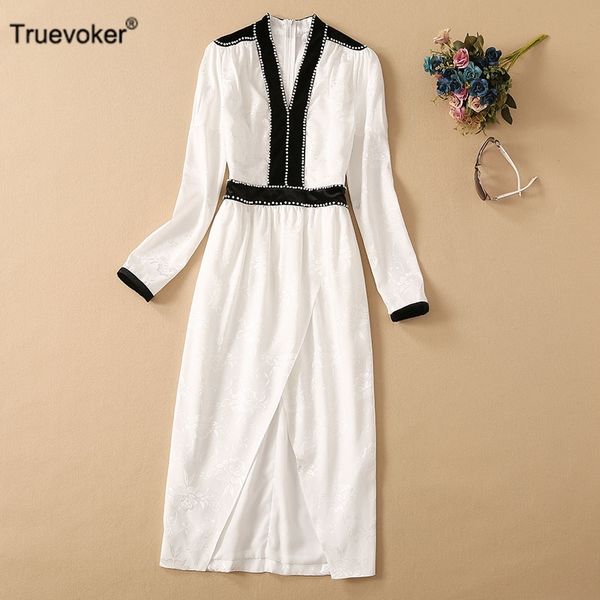 truevoker women full sleeve v-neck diamond jacquard midi long dress mujer vestidos runway fashion lady party robe 210602, Black;gray
truevoker women full sleeve v-neck diamond jacquard midi long dress mujer vestidos runway fashion lady party robe 210602, Black;gray
