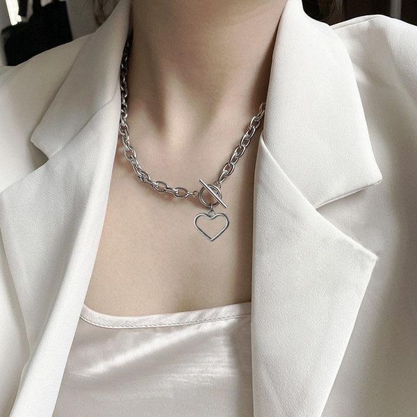 chokers punk thick chain heart choker necklace retro gothic rock gold color silver geometric clavicle jewelry gift, Golden;silver
chokers punk thick chain heart choker necklace retro gothic rock gold color silver geometric clavicle jewelry gift, Golden;silver