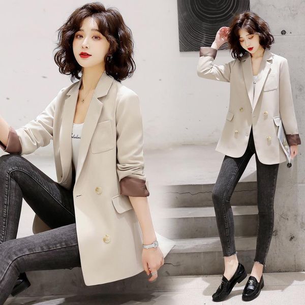women's suits & blazers blazer korean leisure spring and autumn small subnet red suit fashion in 2021, White;black
women's suits & blazers blazer korean leisure spring and autumn small subnet red suit fashion in 2021, White;black