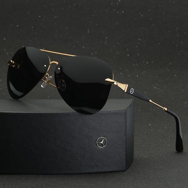 sunglasses 2021 polaroid sun glasses men retro metal frame double beam large driving, White;black
sunglasses 2021 polaroid sun glasses men retro metal frame double beam large driving, White;black