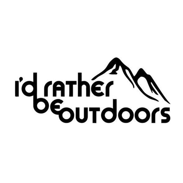 16*6.7cm i'd rather be outdoors home decor car truck window decal sticker creativity car accessories motorcycle helmet car styling
16*6.7cm i'd rather be outdoors home decor car truck window decal sticker creativity car accessories motorcycle helmet car styling