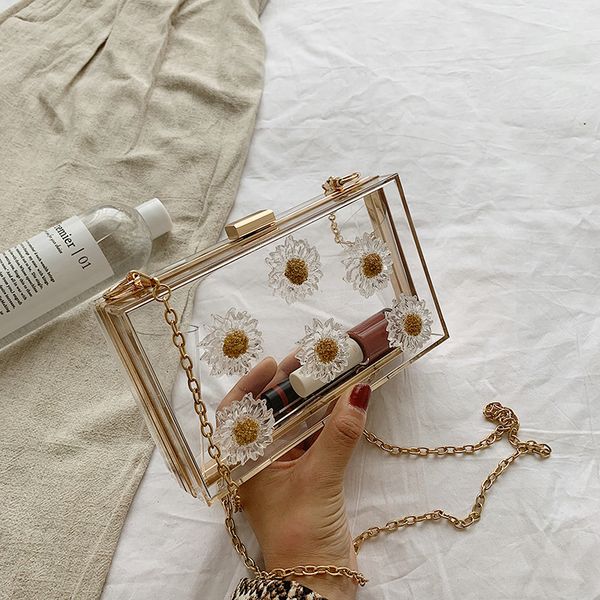 2021 new fashion transparent flower bags banquet celebrity dinner handbag one shoulder messenger bag
2021 new fashion transparent flower bags banquet celebrity dinner handbag one shoulder messenger bag