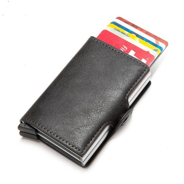 bycobecy anti rfid protection id credit card holder men women double layer wallet metal leather aluminum business car jllafq
bycobecy anti rfid protection id credit card holder men women double layer wallet metal leather aluminum business car jllafq