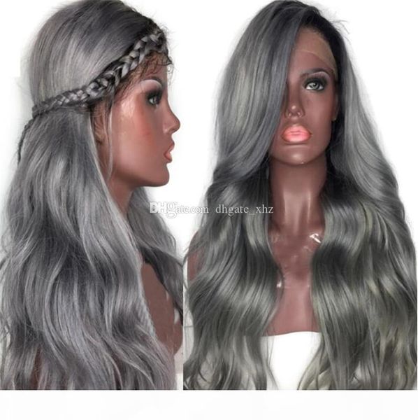 selling 130% density ombre 1b grey human hair wigs silver grey lace front wig brazilian full lace wigs with dark roots, Black;brown
selling 130% density ombre 1b grey human hair wigs silver grey lace front wig brazilian full lace wigs with dark roots, Black;brown