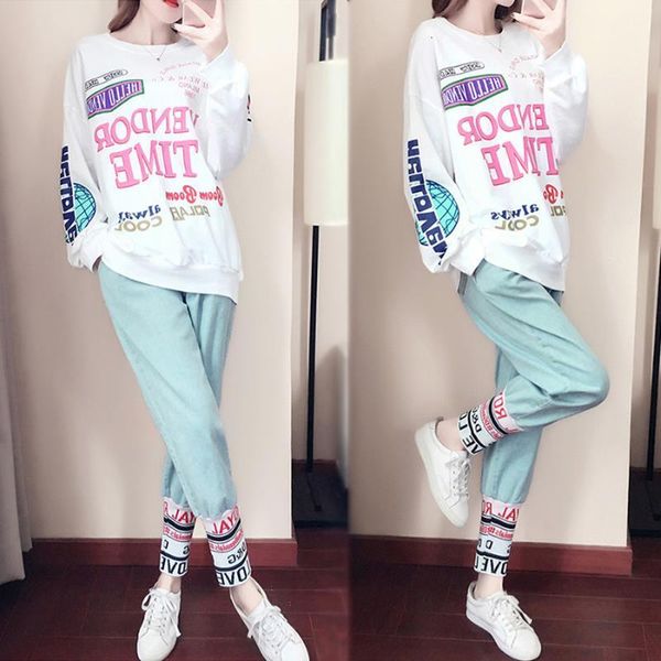 new women long sleeve pullovers pants hip hop fashion trendy tracksuits chic letter female 2 piece sets streetwear, Gray
new women long sleeve pullovers pants hip hop fashion trendy tracksuits chic letter female 2 piece sets streetwear, Gray