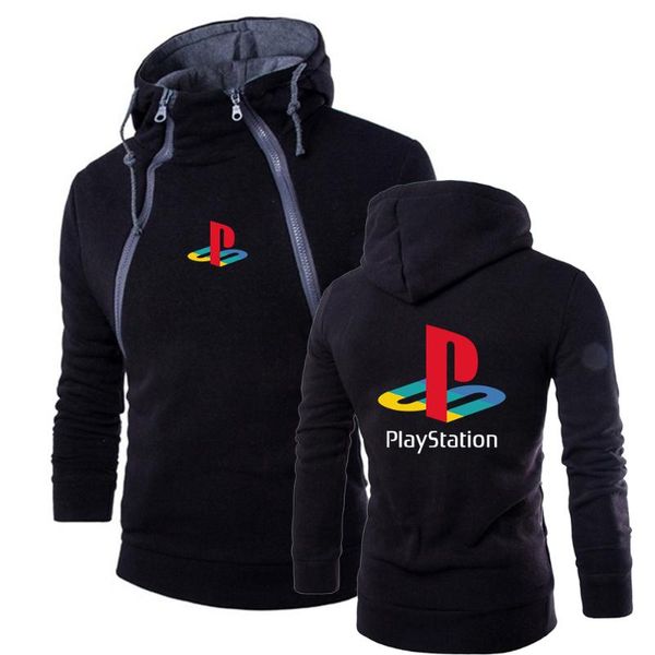 men's hoodies & sweatshirts playstation print 2021 men hooded spring autumn fashion solid sportswear pullover slim tracksuits, Black
men's hoodies & sweatshirts playstation print 2021 men hooded spring autumn fashion solid sportswear pullover slim tracksuits, Black