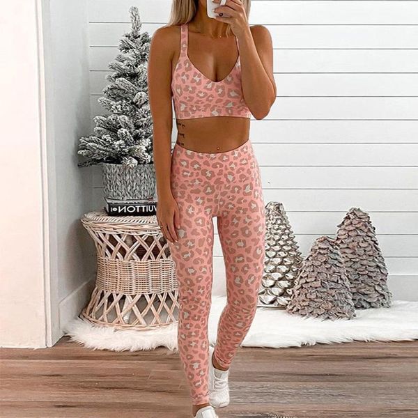 women sports set leopard elasticity tight sling sports yoga sportswear leggings clothes gym gymnastics two piece set women
women sports set leopard elasticity tight sling sports yoga sportswear leggings clothes gym gymnastics two piece set women