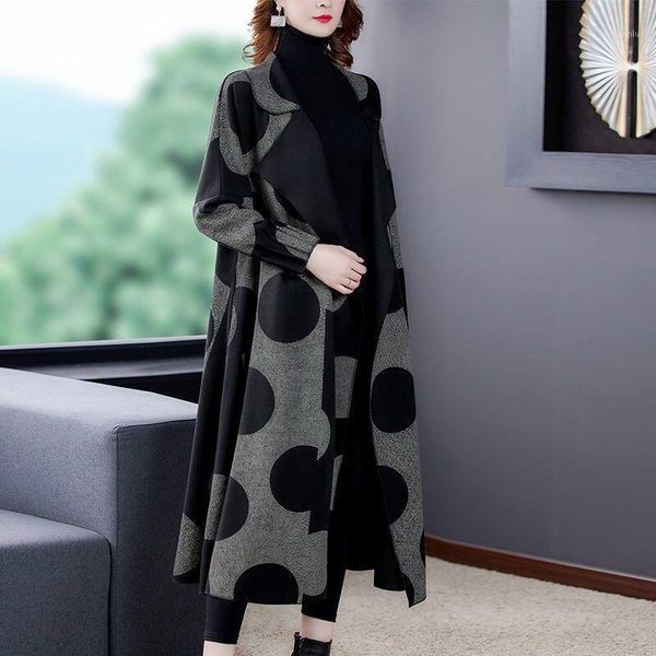 women's trench coats polka dot windbreaker ladies mid-length loose coat jacket 2021 autumn and winter large size casual lotus leaf cuff, Tan;black
women's trench coats polka dot windbreaker ladies mid-length loose coat jacket 2021 autumn and winter large size casual lotus leaf cuff, Tan;black