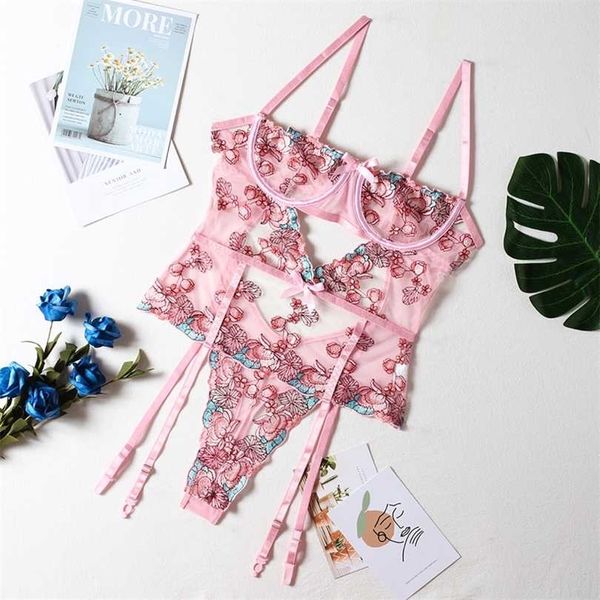 floral embroidery lace bodysuit women's underwear mesh shapers lingerie women 3 piece thongs graters push up bra brief sets 211218, Black;white
floral embroidery lace bodysuit women's underwear mesh shapers lingerie women 3 piece thongs graters push up bra brief sets 211218, Black;white