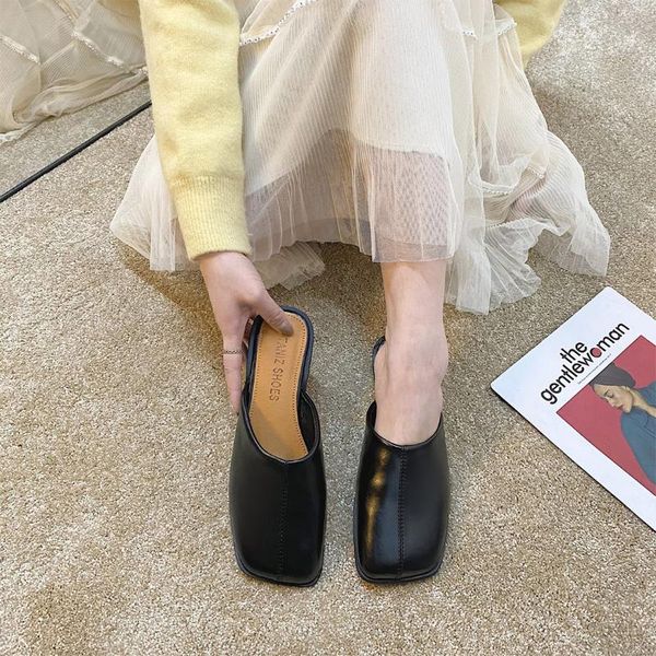 fashion slippers women summer mule shoes flat heels square toe flip flop outdoor slides slippers spring casual flat shoes 2021, Black
fashion slippers women summer mule shoes flat heels square toe flip flop outdoor slides slippers spring casual flat shoes 2021, Black