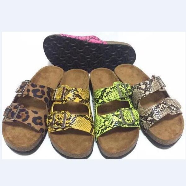 lady sandals women new flip flop outdoor travel beach shoes snake pattern double buckle bright color slippers pu flip flop, Black
lady sandals women new flip flop outdoor travel beach shoes snake pattern double buckle bright color slippers pu flip flop, Black