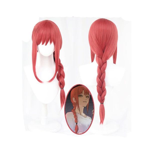 other event & party supplies anime chainsaw man makima cosplay wig rose red twist braid hair synthetic wigs high temperature soft silk
other event & party supplies anime chainsaw man makima cosplay wig rose red twist braid hair synthetic wigs high temperature soft silk