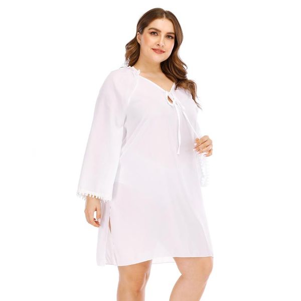 casual dresses for women large size women's clothing solid color flared sleeve slit backless lace up beach dress, Black;gray
casual dresses for women large size women's clothing solid color flared sleeve slit backless lace up beach dress, Black;gray