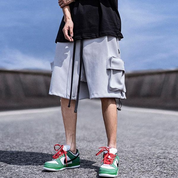 men's shorts big three-dimensional pockets ribbons men summer hip hop casual harajuku japan style short pants male trousers streetwear, White;black
men's shorts big three-dimensional pockets ribbons men summer hip hop casual harajuku japan style short pants male trousers streetwear, White;black