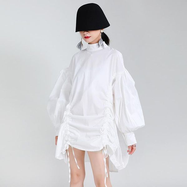women's jackets long sleeve dress 2021 bubble collar lace up drawstring design, Black;brown
women's jackets long sleeve dress 2021 bubble collar lace up drawstring design, Black;brown
