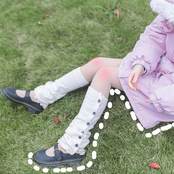 socks & hosiery women jk harajuku japanese lolita loose boots knitted sleeves christmas style white lace with buttons, Black;white
socks & hosiery women jk harajuku japanese lolita loose boots knitted sleeves christmas style white lace with buttons, Black;white