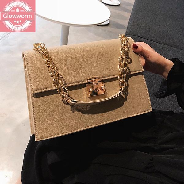 fashion chains women crossbody bag designer handbags luxury pu leather shoulder messenger bag lady big purses female square sac
fashion chains women crossbody bag designer handbags luxury pu leather shoulder messenger bag lady big purses female square sac
