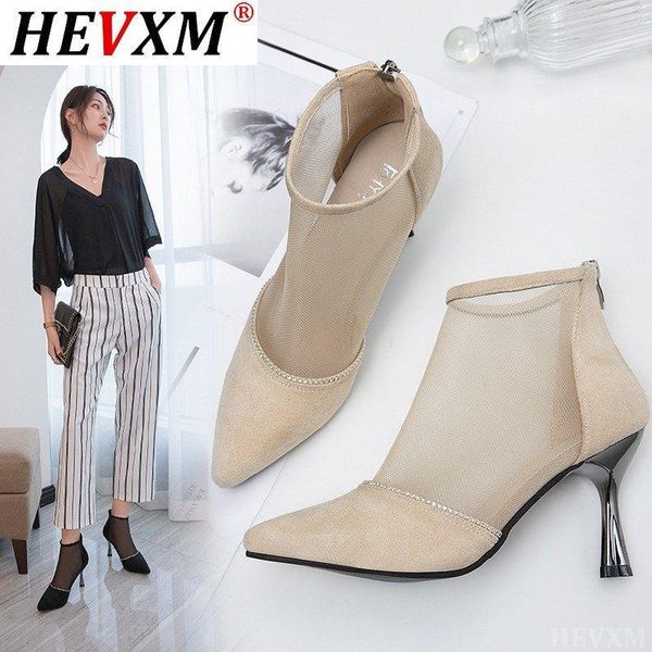 sandals hevxm fashion women boots hollow out mesh ankle zipper summer thin heels pumps shoes 2021, Black
sandals hevxm fashion women boots hollow out mesh ankle zipper summer thin heels pumps shoes 2021, Black