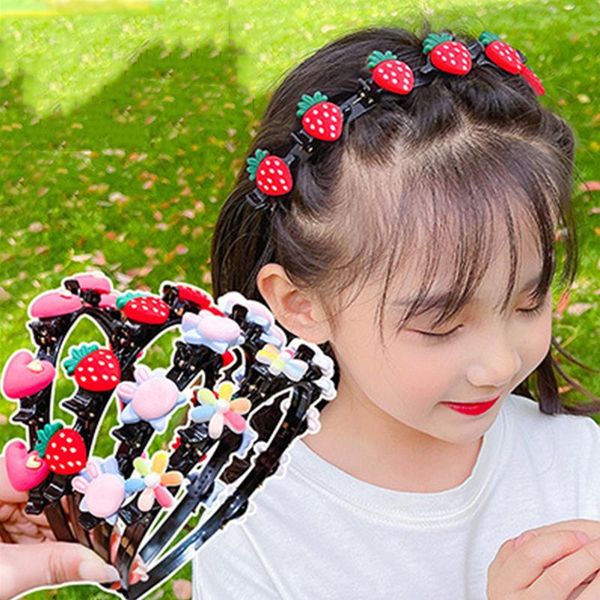 hair accessories korean cute acrylic cartoon flower strawberry heart hairband girls hairstyle design braid tools kids fashion hairpin gifts, Slivery;white
hair accessories korean cute acrylic cartoon flower strawberry heart hairband girls hairstyle design braid tools kids fashion hairpin gifts, Slivery;white