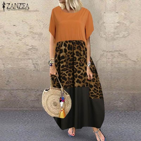 zanzea summer patchwork dress women bohemian leopard print sundress vintage short sleeve baggy long vestido plus size dresses, Black;gray
zanzea summer patchwork dress women bohemian leopard print sundress vintage short sleeve baggy long vestido plus size dresses, Black;gray