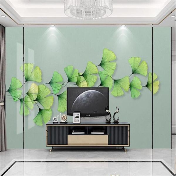wallpapers milofi wallpaper modern minimalist hand-painted watercolor ginkgo leaves small fresh tv background wall painting
wallpapers milofi wallpaper modern minimalist hand-painted watercolor ginkgo leaves small fresh tv background wall painting