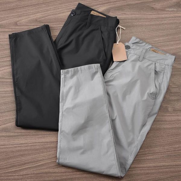 autumn trend brand light thin straight men's casual pants silk quick dry fabric slim daily work, Black
autumn trend brand light thin straight men's casual pants silk quick dry fabric slim daily work, Black