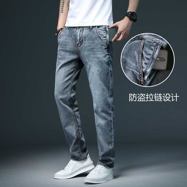 2020 new men's theft-proof zipper jeans business casual regular fit fashion denim trousers male straight vintage blue pants x0621
2020 new men's theft-proof zipper jeans business casual regular fit fashion denim trousers male straight vintage blue pants x0621