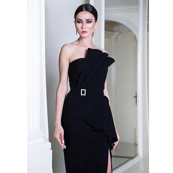 new summer black strapless sleeveless club sash celebrity evening runway party dress vestidos 69g0, Black;gray
new summer black strapless sleeveless club sash celebrity evening runway party dress vestidos 69g0, Black;gray