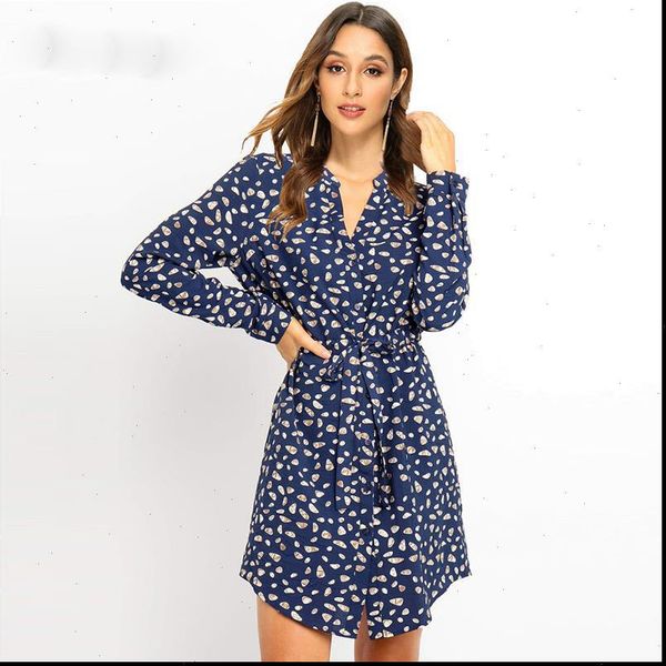 shirt dresses long sleeve for women 2021 autumn floral print elegant office dress vintage v neck mini party dress vestidos, Black;gray
shirt dresses long sleeve for women 2021 autumn floral print elegant office dress vintage v neck mini party dress vestidos, Black;gray