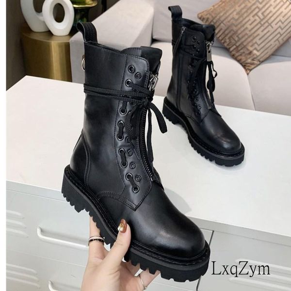 boots stylish high street women ankle vintage bandage cowhide motorcycle female winter warm zips botas mujer shoes, Black
boots stylish high street women ankle vintage bandage cowhide motorcycle female winter warm zips botas mujer shoes, Black