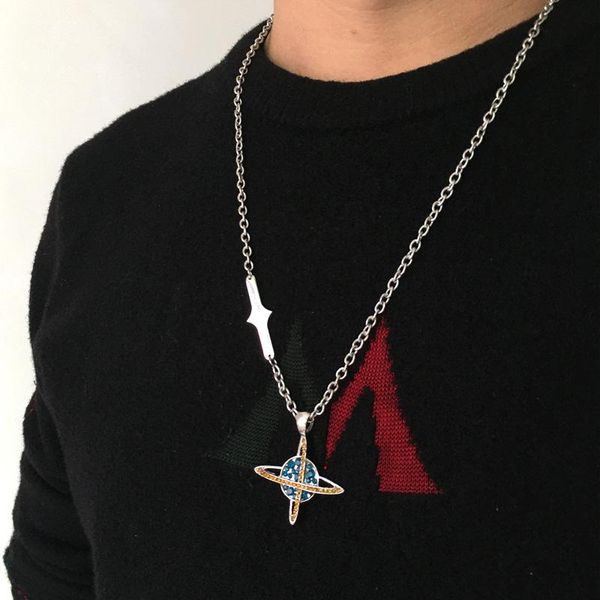 pendant necklaces 2021ns hip hop sweater chain planet universe necklace trend retro tide brand men and women accessories, Silver
pendant necklaces 2021ns hip hop sweater chain planet universe necklace trend retro tide brand men and women accessories, Silver