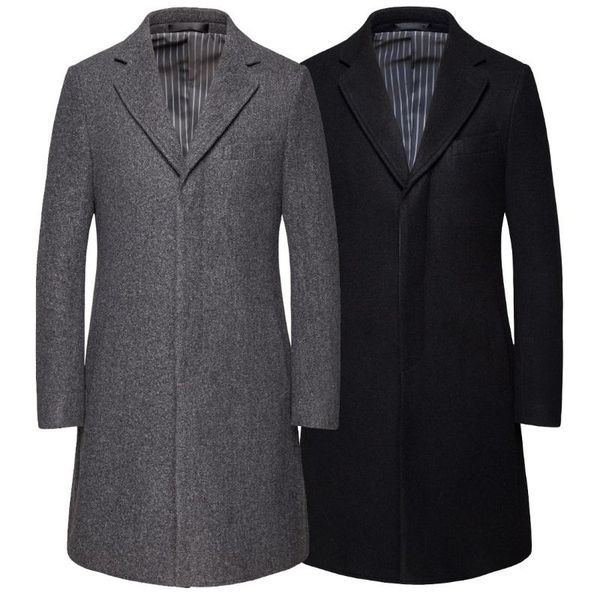 men's wool & blends men baggy trench coat long jacket outwear formal office work casual overcoat oversize s-5xl, Black
men's wool & blends men baggy trench coat long jacket outwear formal office work casual overcoat oversize s-5xl, Black