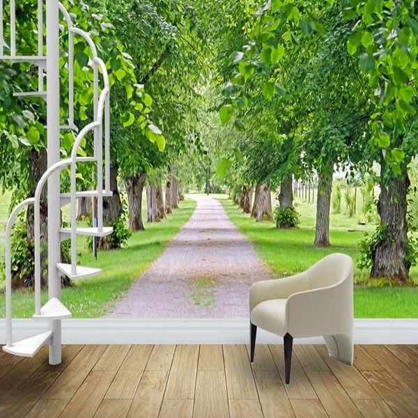custom p wallpaper modern 3d green forest path murals living room tv dining room nature landscape wall cloth papel de parede
custom p wallpaper modern 3d green forest path murals living room tv dining room nature landscape wall cloth papel de parede