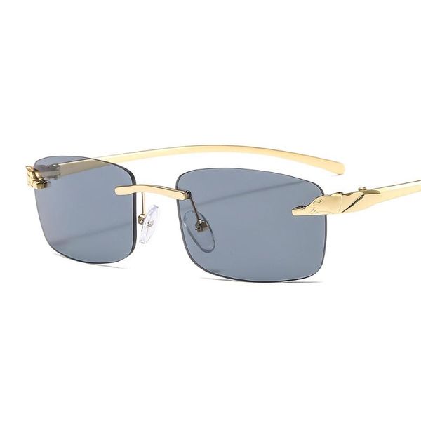 sunglasses women rimless rectangle men shades brand designer small square clear lens sun glasses uv400 male female oculos retro, White;black
sunglasses women rimless rectangle men shades brand designer small square clear lens sun glasses uv400 male female oculos retro, White;black