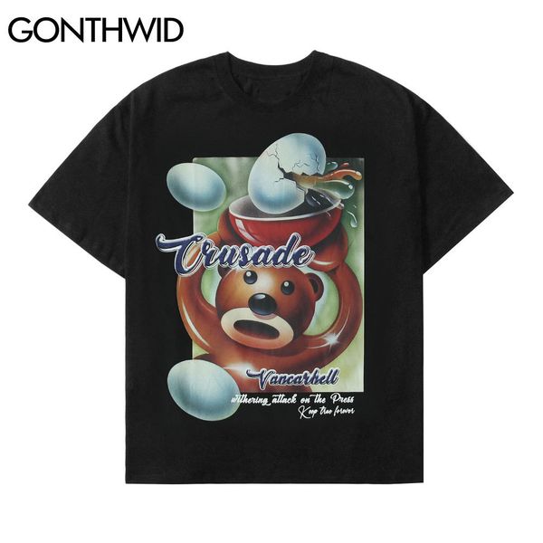 gonthwid tshirts hip hop streetwear summer cartoon bear eggs print short sleeve t-shirts cotton harajuku casual loose tees c0315, White;black
gonthwid tshirts hip hop streetwear summer cartoon bear eggs print short sleeve t-shirts cotton harajuku casual loose tees c0315, White;black