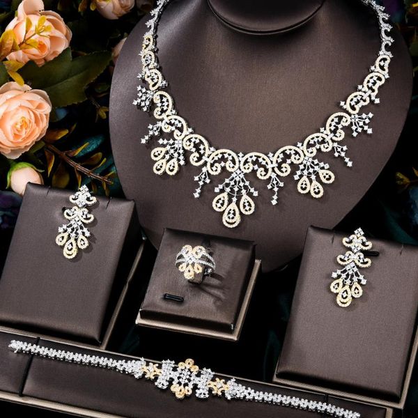 earrings & necklace kellybola elegant shiny flower trendy bangle ring luxury nigerian dubai jewelry for wedding bridal, Silver
earrings & necklace kellybola elegant shiny flower trendy bangle ring luxury nigerian dubai jewelry for wedding bridal, Silver