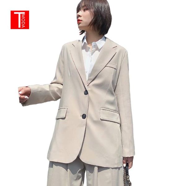 tmoda614 2021 women solid beige blazer female long sleeve elegant jacket female work wear blazer formal suits jacket coat, White;black
tmoda614 2021 women solid beige blazer female long sleeve elegant jacket female work wear blazer formal suits jacket coat, White;black