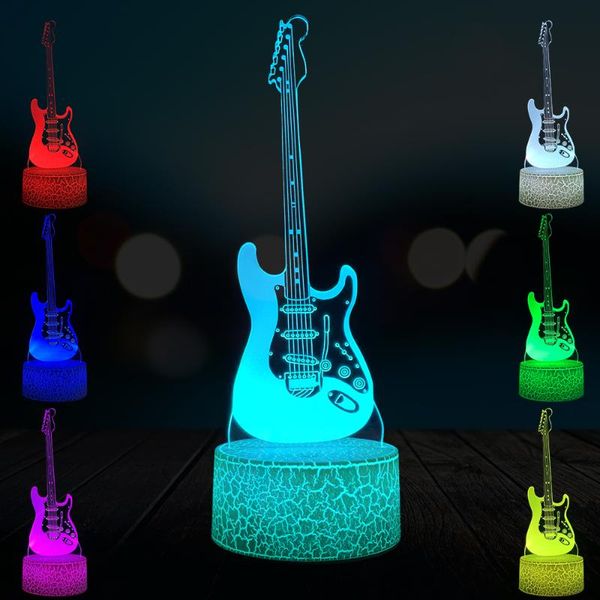 night lights musical instrument guitar bass 3d lamp rgb led bulb usb mood fade flash light multicolor boy birthday gift table desk home
night lights musical instrument guitar bass 3d lamp rgb led bulb usb mood fade flash light multicolor boy birthday gift table desk home