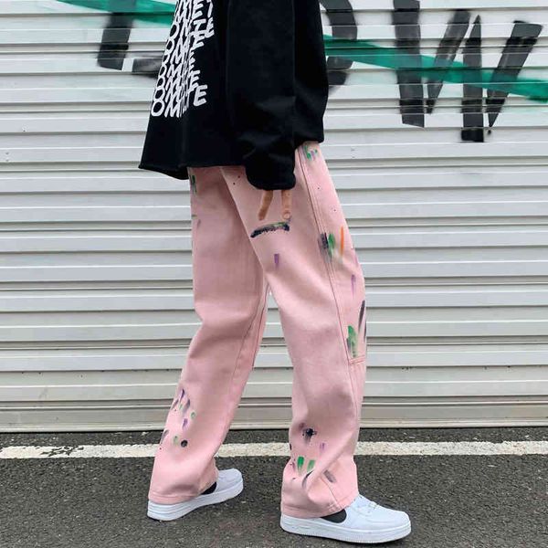men's jeans cotton graffiti fashion retro baggy casual straight men streetwear loose hip-hop denim trousers mens s-2xl 0sgm, Blue
men's jeans cotton graffiti fashion retro baggy casual straight men streetwear loose hip-hop denim trousers mens s-2xl 0sgm, Blue