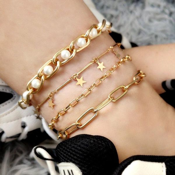 anklets just feel multilayer metal star bracelet for women trend pearl beads link chain anklet summer beach sandals foot jewelry, Red;blue
anklets just feel multilayer metal star bracelet for women trend pearl beads link chain anklet summer beach sandals foot jewelry, Red;blue