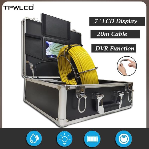 7" lcd display sewer pipe inspection camera system with dvr function and sun-visor 20m cable 23mm sewer head
7" lcd display sewer pipe inspection camera system with dvr function and sun-visor 20m cable 23mm sewer head